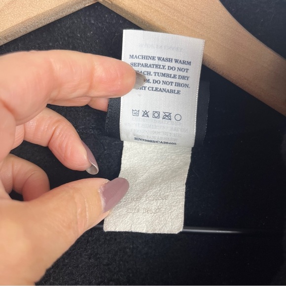 Vintage HELLY HANSEN Jacket Women's Large Black Full Zip Thick Fleece Outdoor - Picture 12 of 13